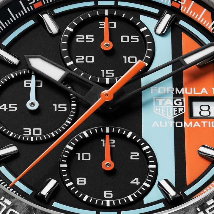 TAG Heuer Formula 1 Chronograph x Gulf 44 mm CBZ208B.BF0009 – product image 5
