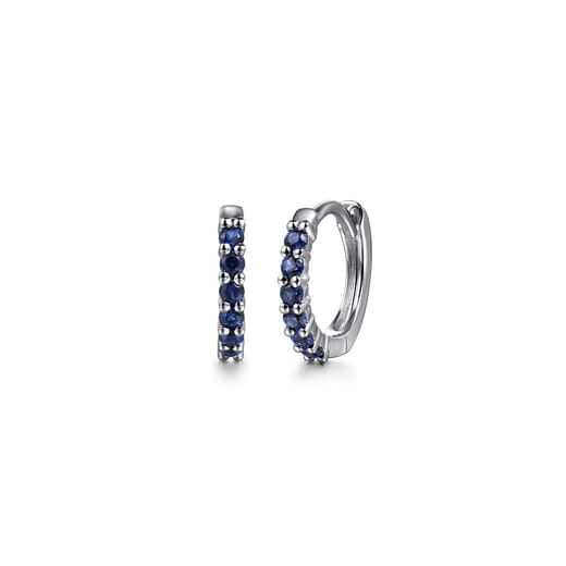 Gabriel & Co. 114K Yellow Gold Sapphire Huggie Earrings EG14956W4JSA