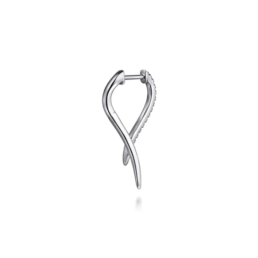 Gabriel & Co. 14K White Gold Diamond Spike Drop Earrings EG15327W45JJ