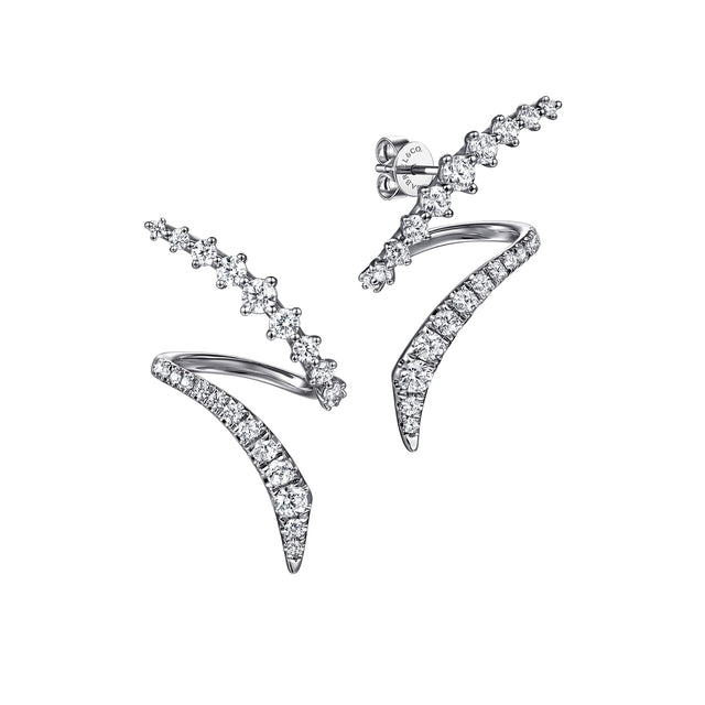 Gabriel & Co. 14K White Gold Diamond Stud Earrings