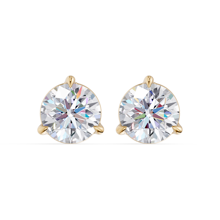 Classic Martini Screwback Lab Grown Diamond Stud Earrings
