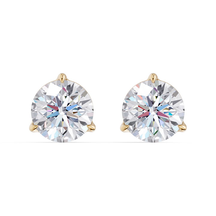 Classic Martini Screwback Lab Grown Diamond Stud Earrings