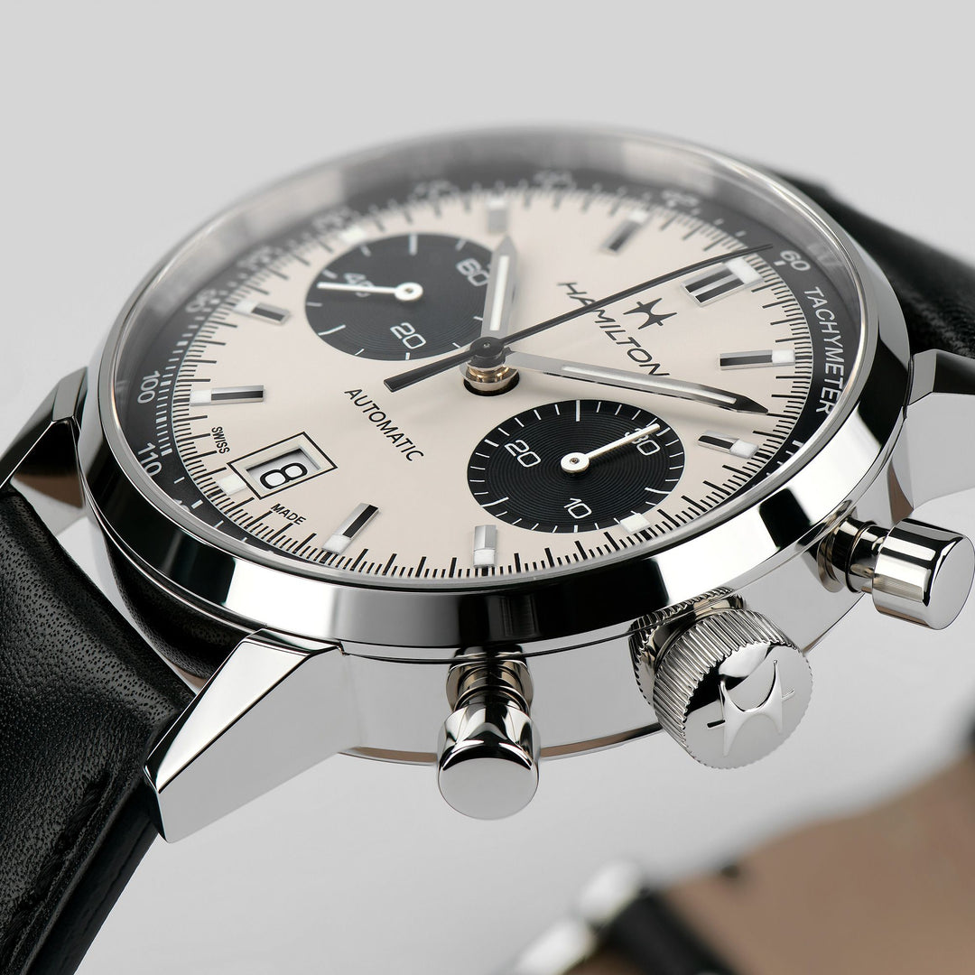 Hamilton American Classic Intra-Matic Auto Chrono 40 mm H38416711 dial detail