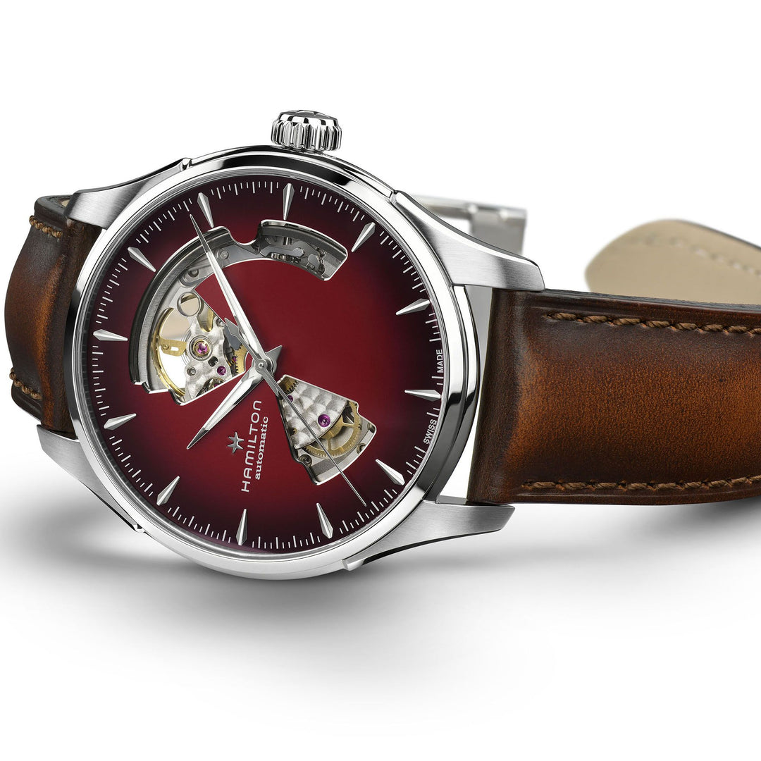 Hamilton Jazzmaster Open Heart Auto 40 mm Red Dial H32675570 open heart
