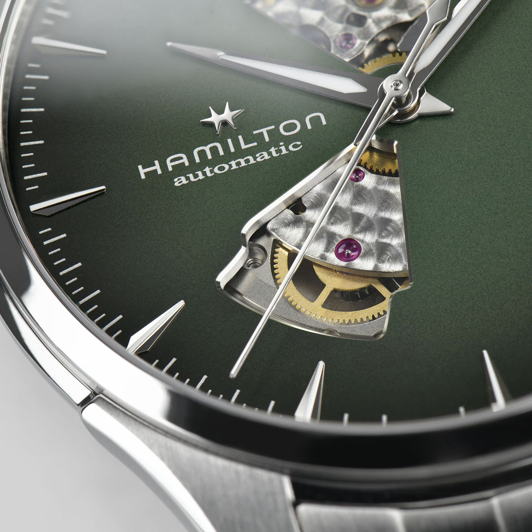 Hamilton Jazzmaster Open Heart Auto 40mm H32675160 dial green