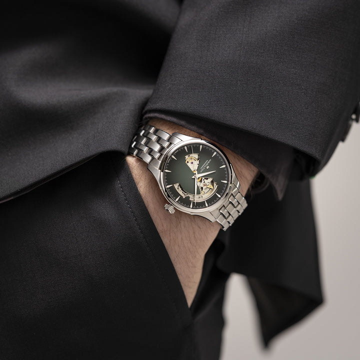 Hamilton Jazzmaster Open Heart Auto 40mm H32675160 wrist