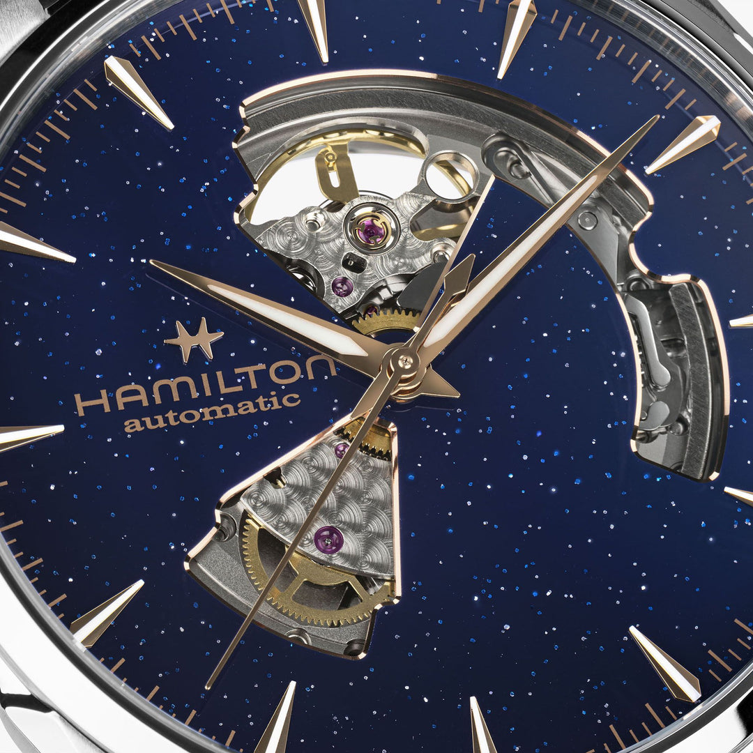 Hamilton Jazzmaster Open Heart Auto 42 mm Blue Dial H32705640 dial