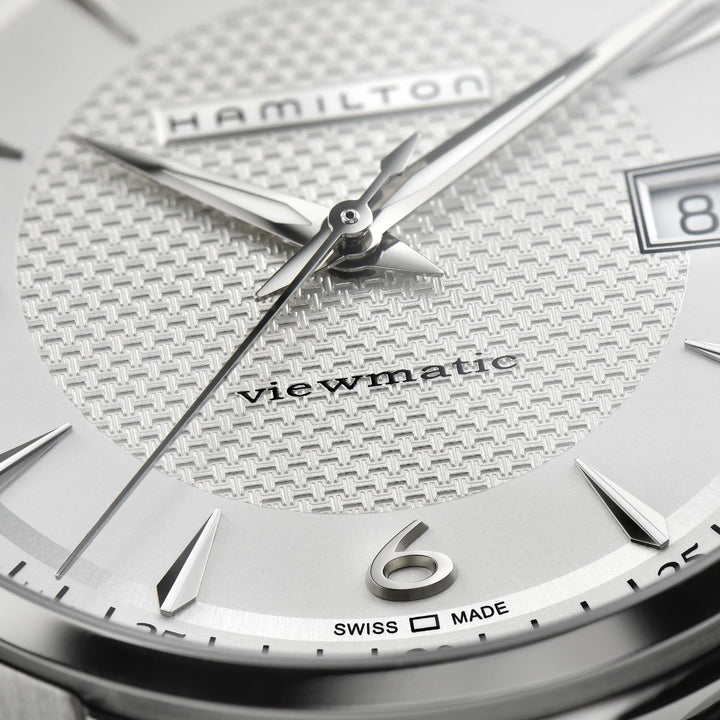 Hamilton Jazzmaster Viewmatic Automatic 40mm H32515555 dial detail