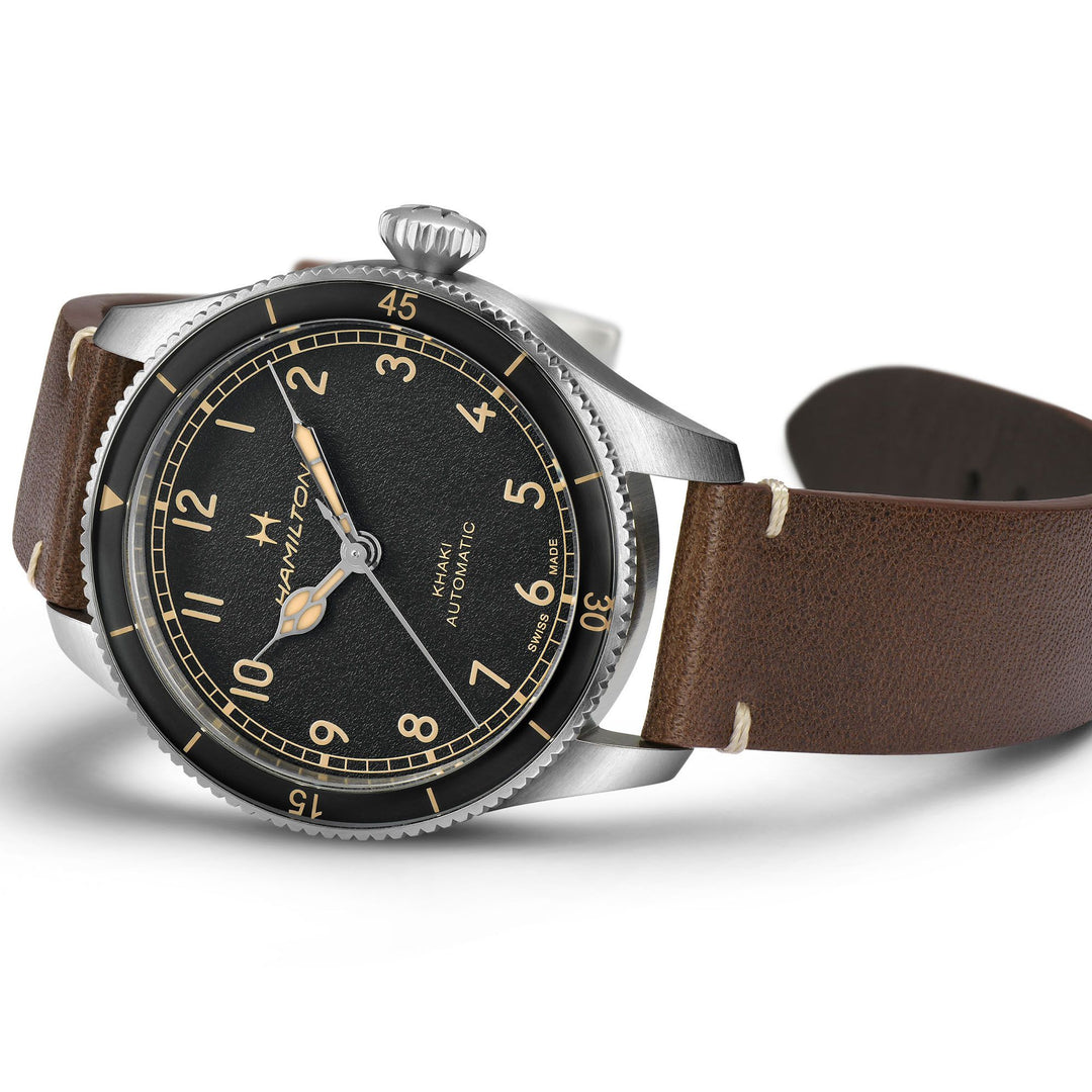 Hamilton Khaki Aviation Pilot Pioneer Automatic 38mm H76205530 side view