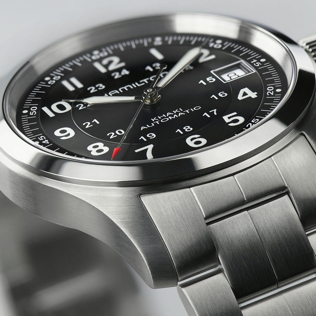 Hamilton Khaki Field Auto 38 mm H70455133 detail