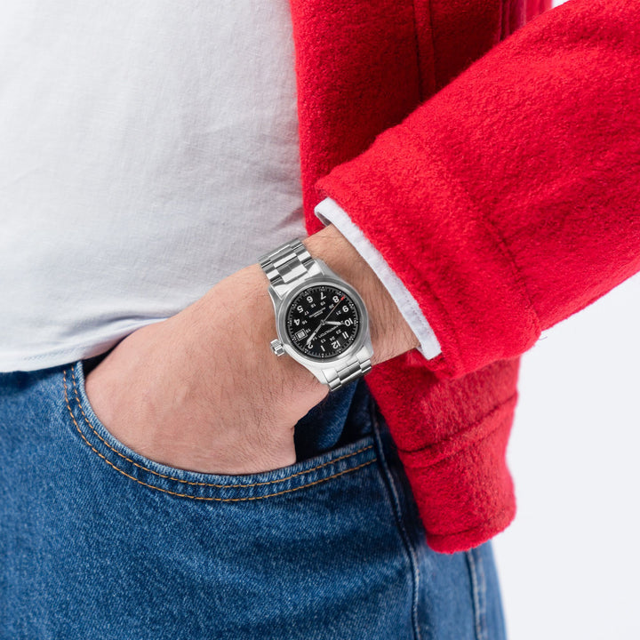 Hamilton Khaki Field Auto 38 mm H70455133 wrist