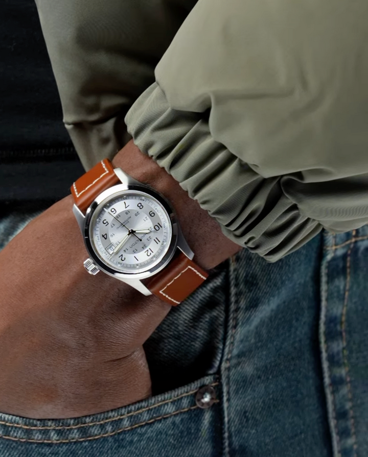 Hamilton Khaki Field Auto 38 mm H70455553 wrist 2