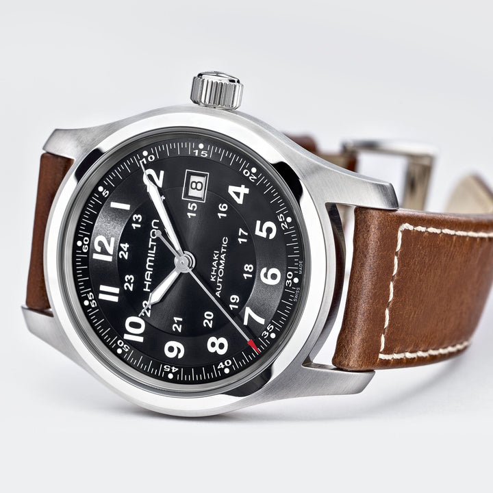Hamilton Khaki Field Auto 42 mm H70555533 detail