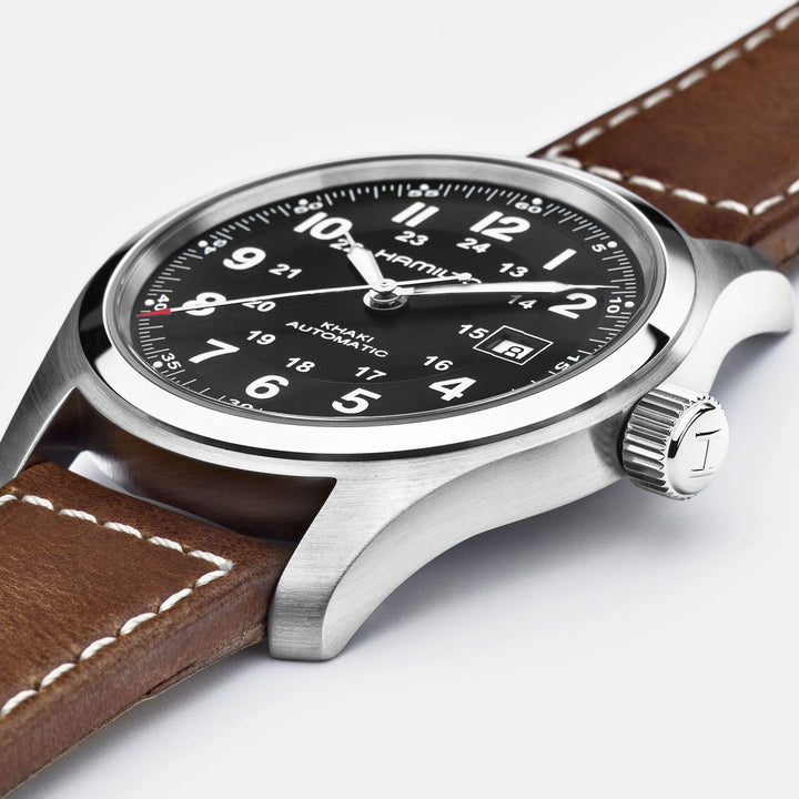 Hamilton Khaki Field Auto 42 mm H70555533 side view