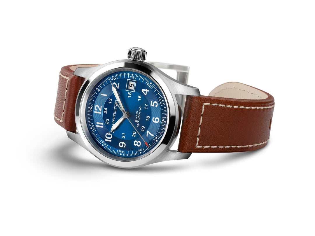 Hamilton Khaki Field Automatic 38mm H70455540 side view 2