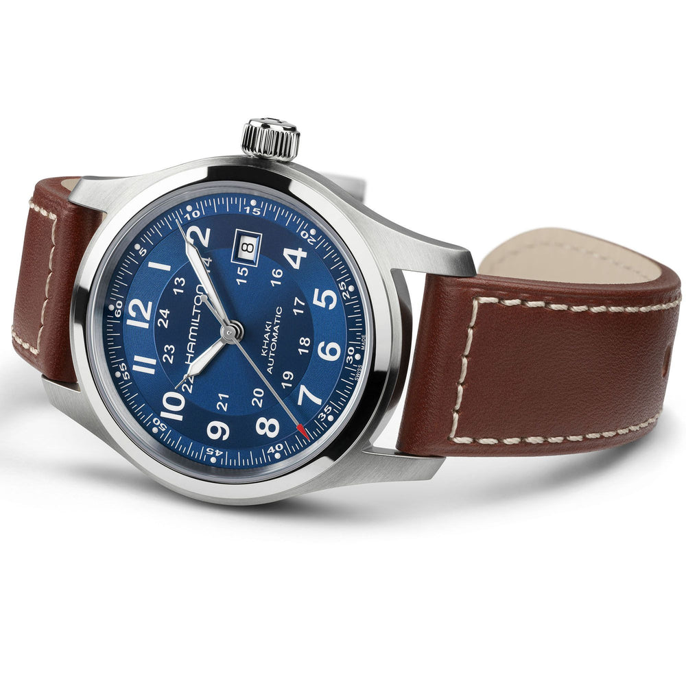 Hamilton Khaki Field Automatic 42 mm H70605540 laid view
