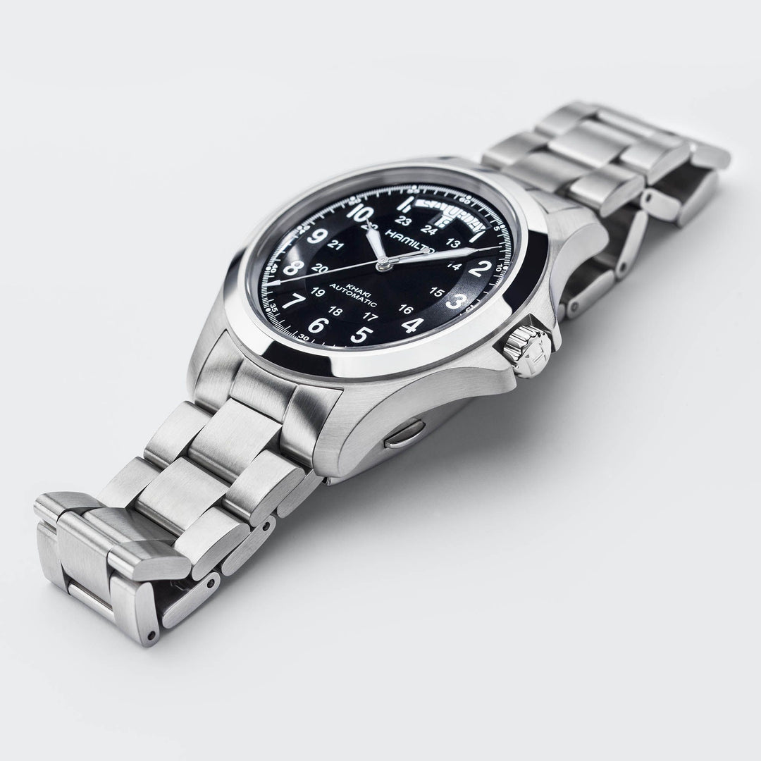 Hamilton Khaki Field King Auto Automatic 40 mm H64455133 laid view