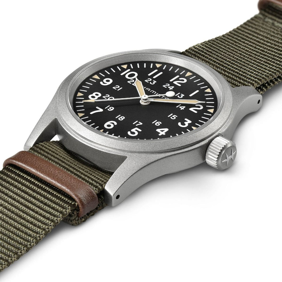 Hamilton Khaki Field Mechanical 38 mm H69439931 detail