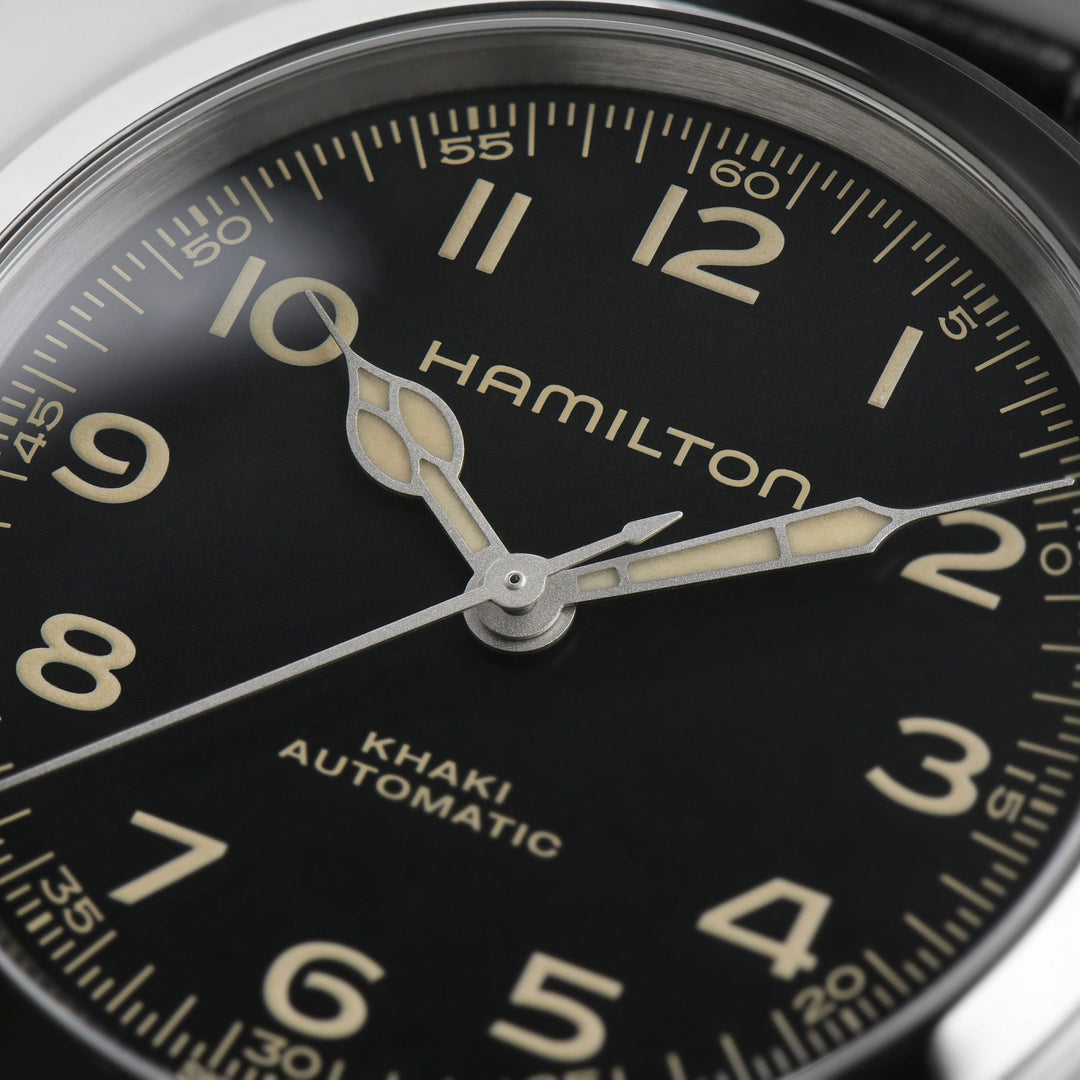 Hamilton Khaki Field Murph Auto 38 mm H70405730 Dial Detail