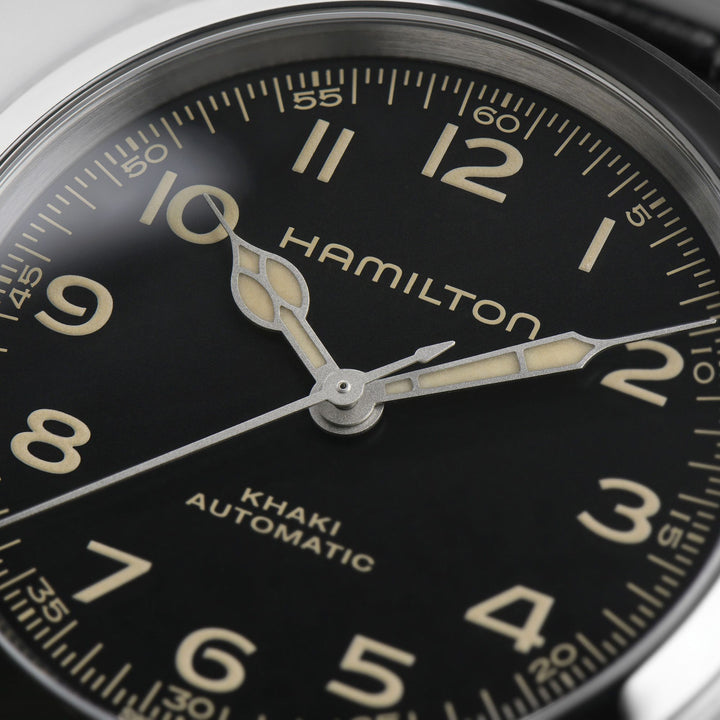 Hamilton Khaki Field Murph Auto 38 mm H70405730 Dial Detail