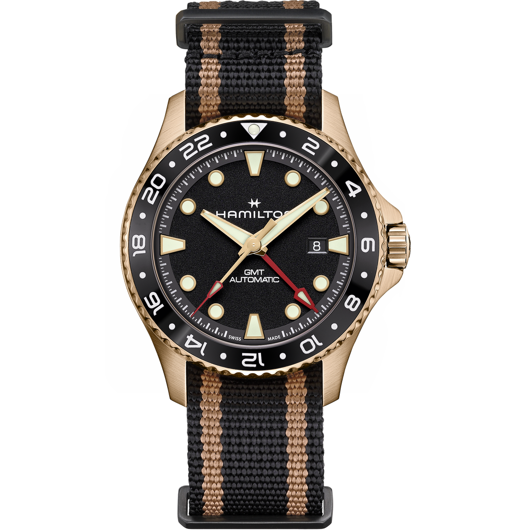 Hamilton Khaki Navy Scuba Automatic GMT Bronze 43 mm H82565930