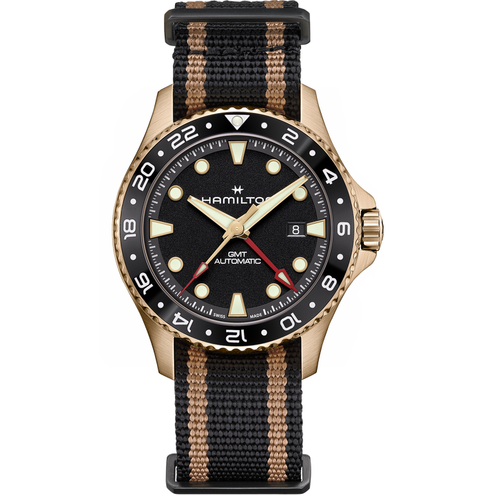 Hamilton Khaki Navy Scuba Automatic GMT Bronze 43 mm H82565930