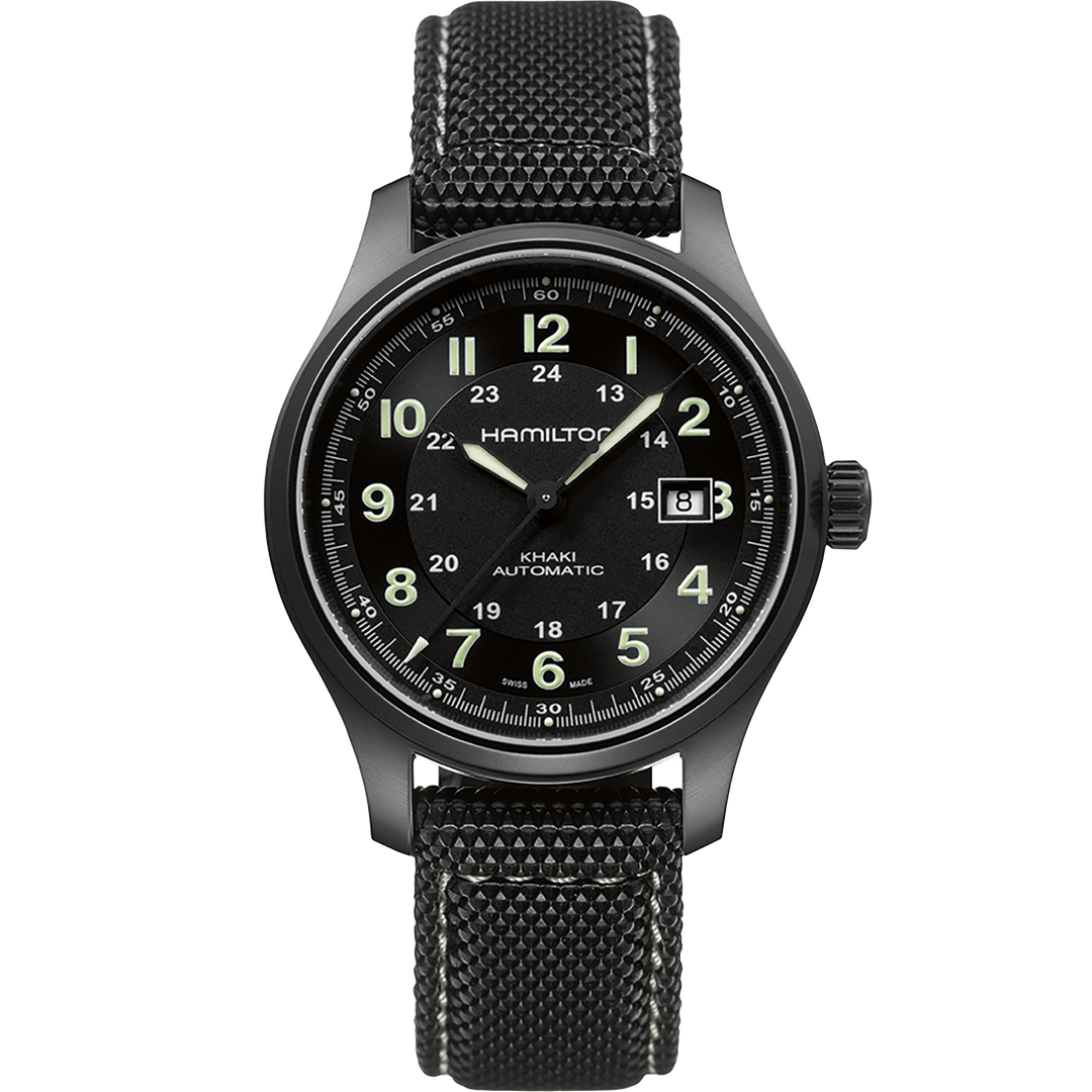 Khaki Field Titanium Auto Automatic 42mm H70575733