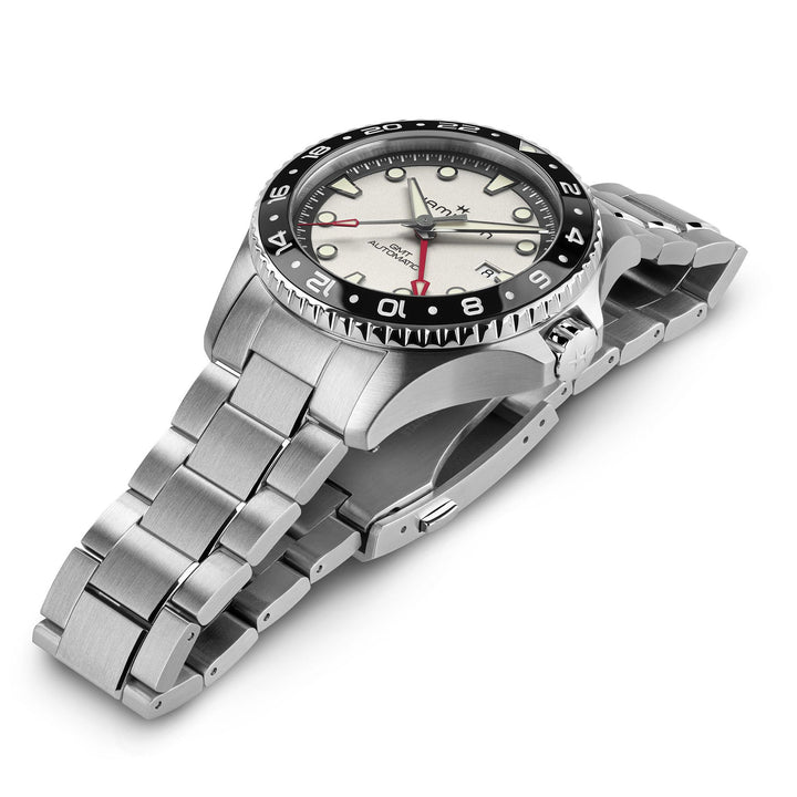 Khaki Navy Scuba Automatic GMT 43mm Automatic H82555150 side view