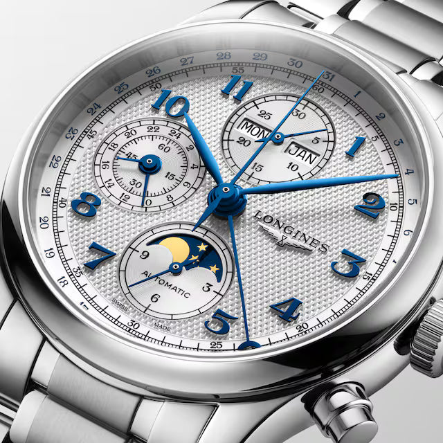 Longines Master Collection Chrono Moonphase L2.962.4.73.6 detail