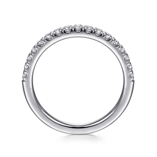 Gabriel & Co. 14K White Gold Diamond Stackable Band LR51760W45JJ