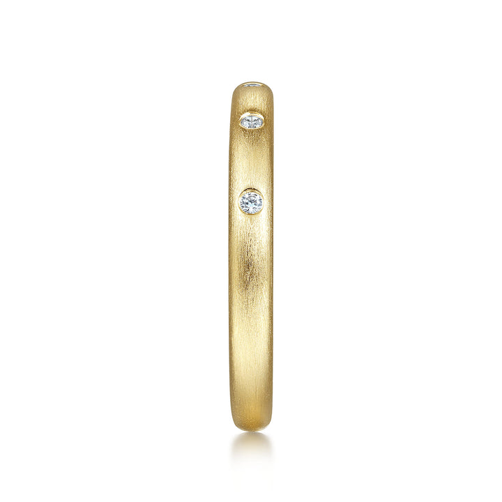 Gabriel & Co. 14K Yellow Gold Diamond Stackable Ring — side detail — LR52508Y45JJ