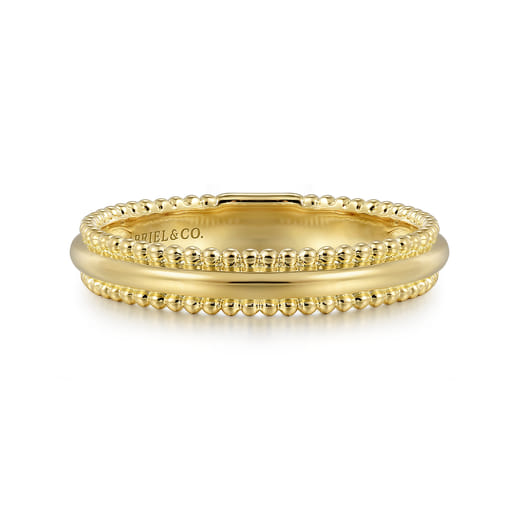 Gabriel & Co. 14K Yellow Gold Bujukan Stackable Ring LR52510Y4JJJ