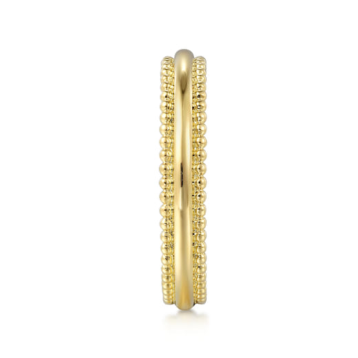 Gabriel & Co. 14K Yellow Gold Bujukan Stackable Ring LR52510Y4JJJ