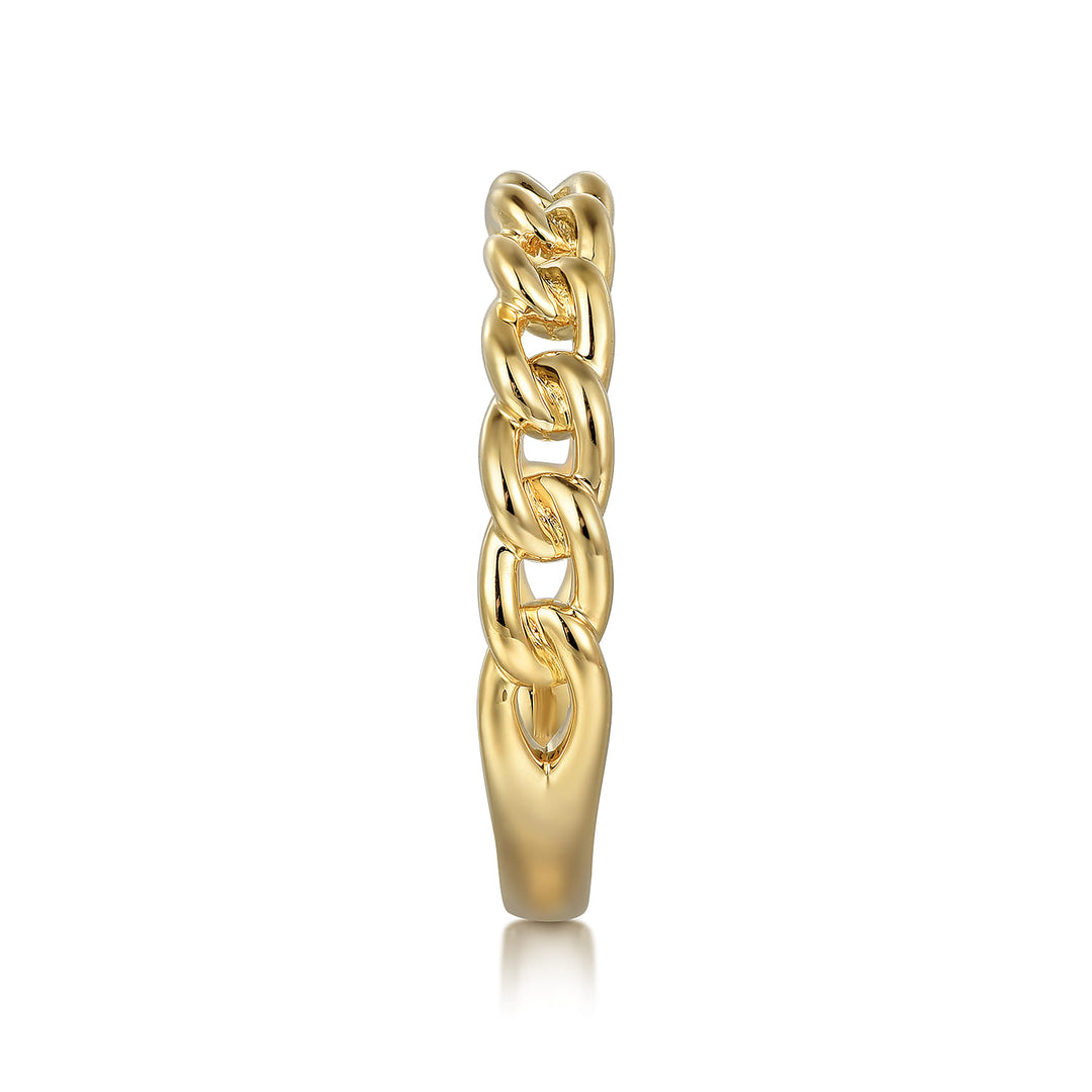 Gabriel & Co. 14K Yellow Gold Stackable Ring — side detail — LR52513Y4JJJ