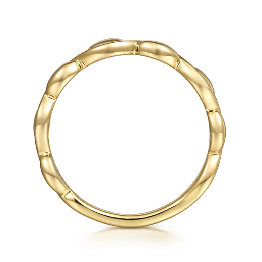 Gabriel & Co. 14K Yellow Plain Gold Stackable Ladies Ring LR52549Y4JJJ