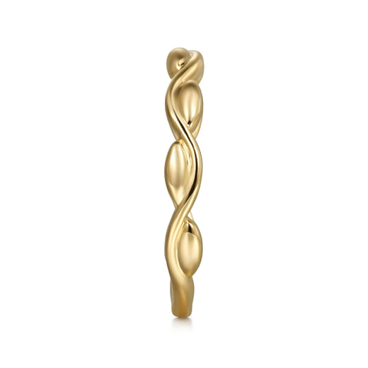 Gabriel & Co. 14K Yellow Plain Gold Stackable Ladies Ring LR52549Y4JJJ