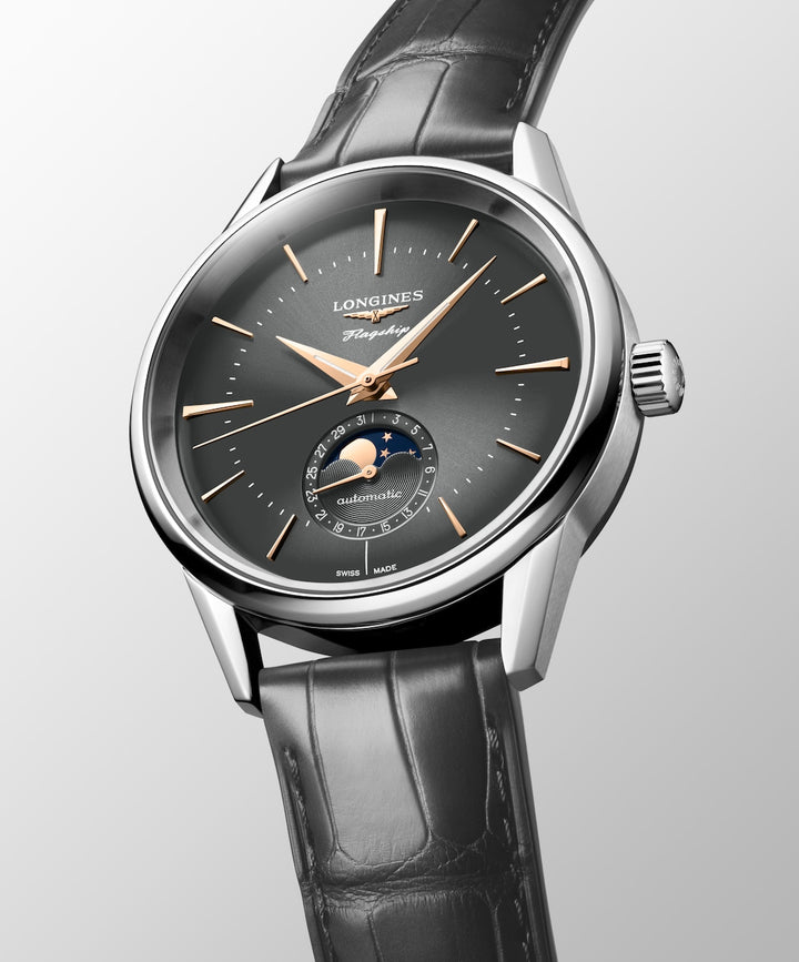 Longines Flagship Heritage Moonphase 38.5 mm L4.815.4.52.2 dial