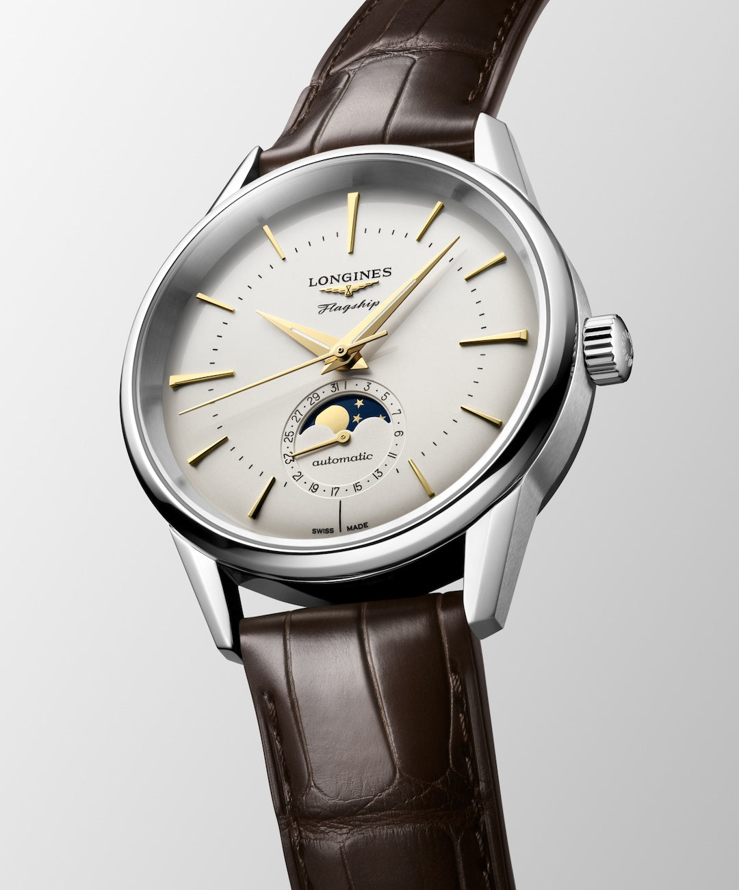 Longines Flagship Heritage Moonphase 38.5 mm L4.815.4.78.2 dial