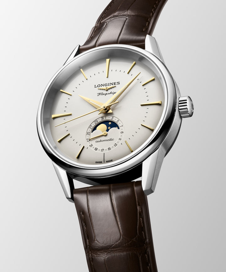 Longines Flagship Heritage Moonphase 38.5 mm L4.815.4.78.2 dial