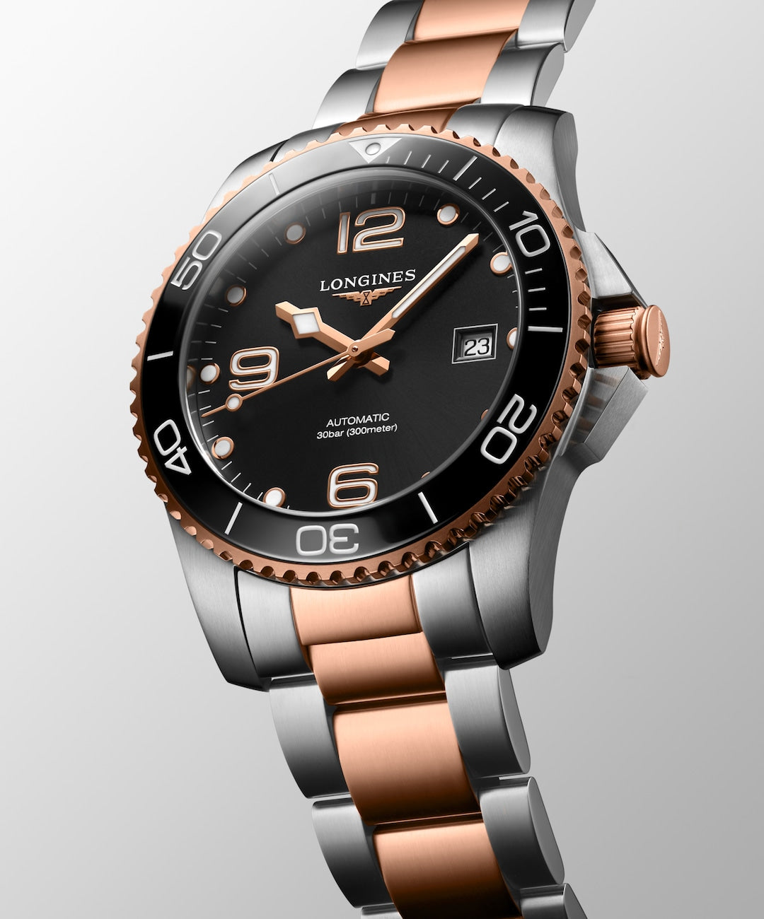 Longines HydroConquest 41 mm L3.781.3.58.7 dial detail 2