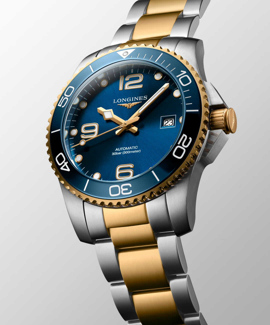 Longines HydroConquest 41 mm L3.781.3.96.7 dial profil