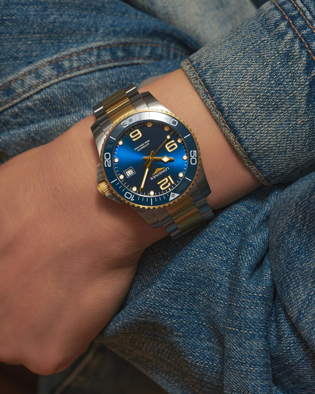 Longines HydroConquest 41 mm L3.781.3.96.7 wrist 2