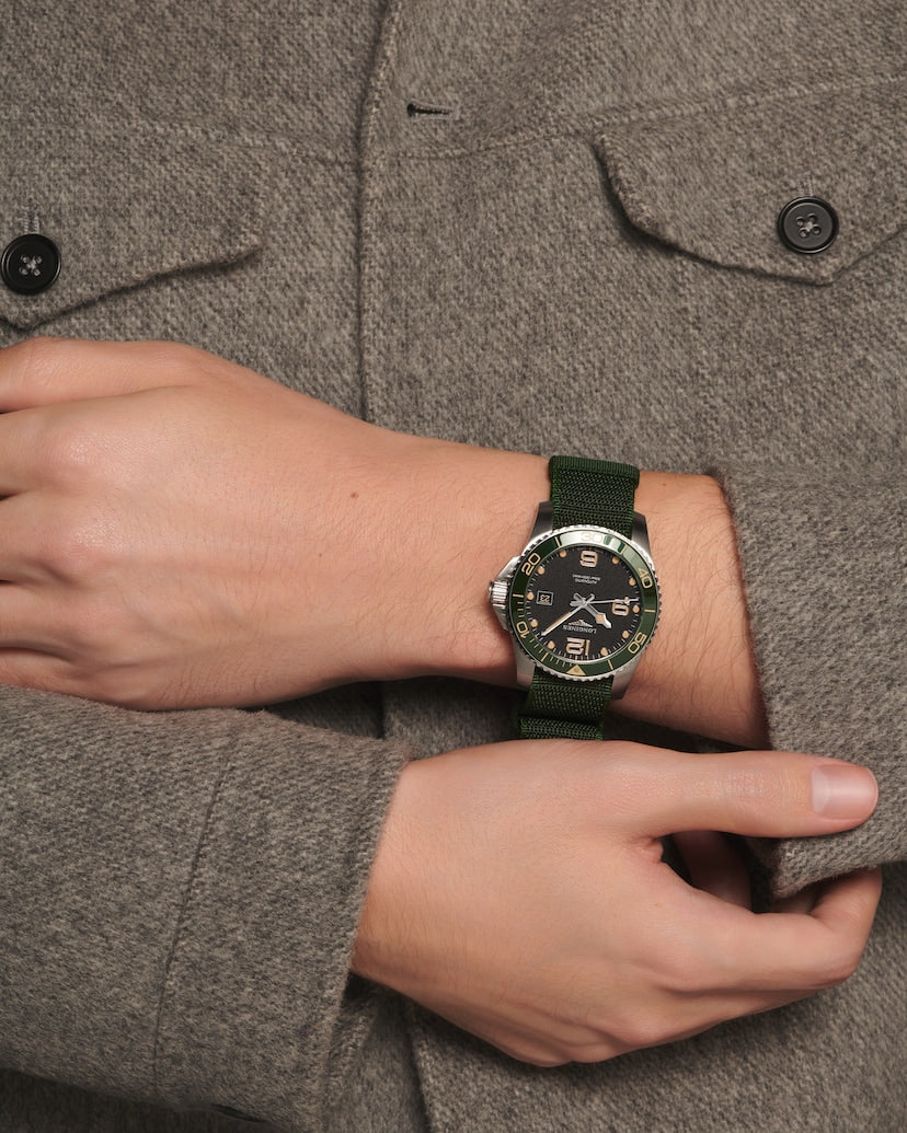 Longines HydroConquest 41 mm L3.781.4.05.2 wrist winter