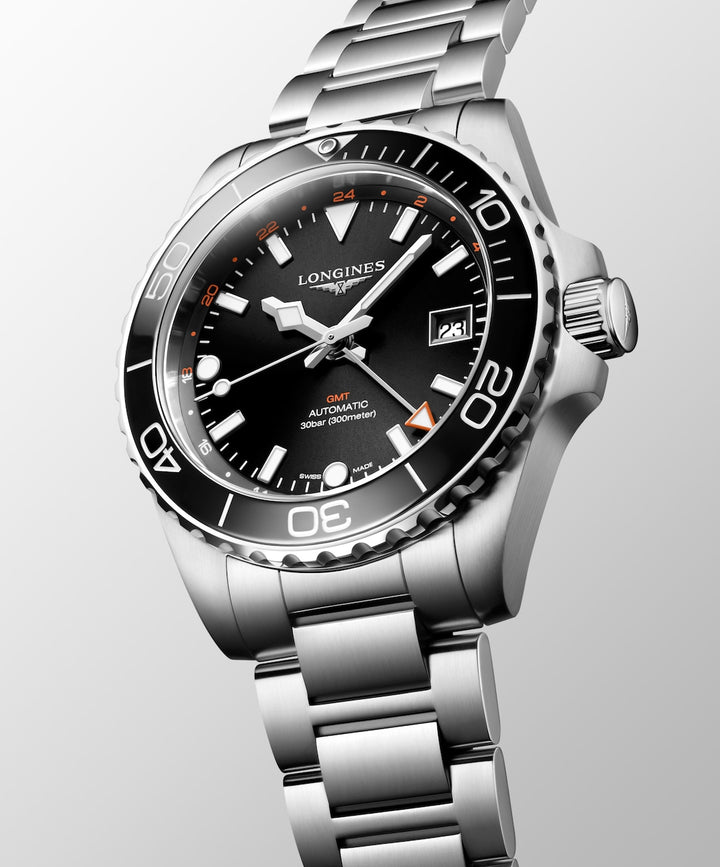 Longines HydroConquest GMT 41 mm L3.790.4.56.6 dial