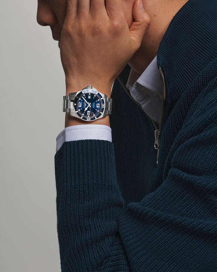 Longines Hydroconquest 41 mm  L3.742.4.96.6 wrist