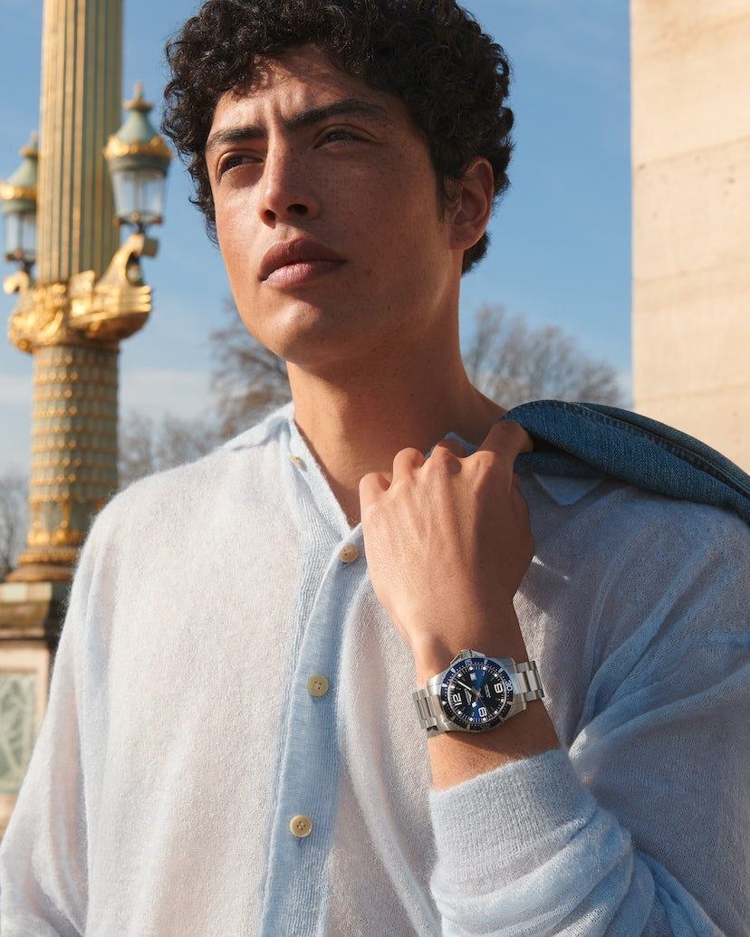 Longines Hydroconquest 41 mm  L3.742.4.96.6 wrist man