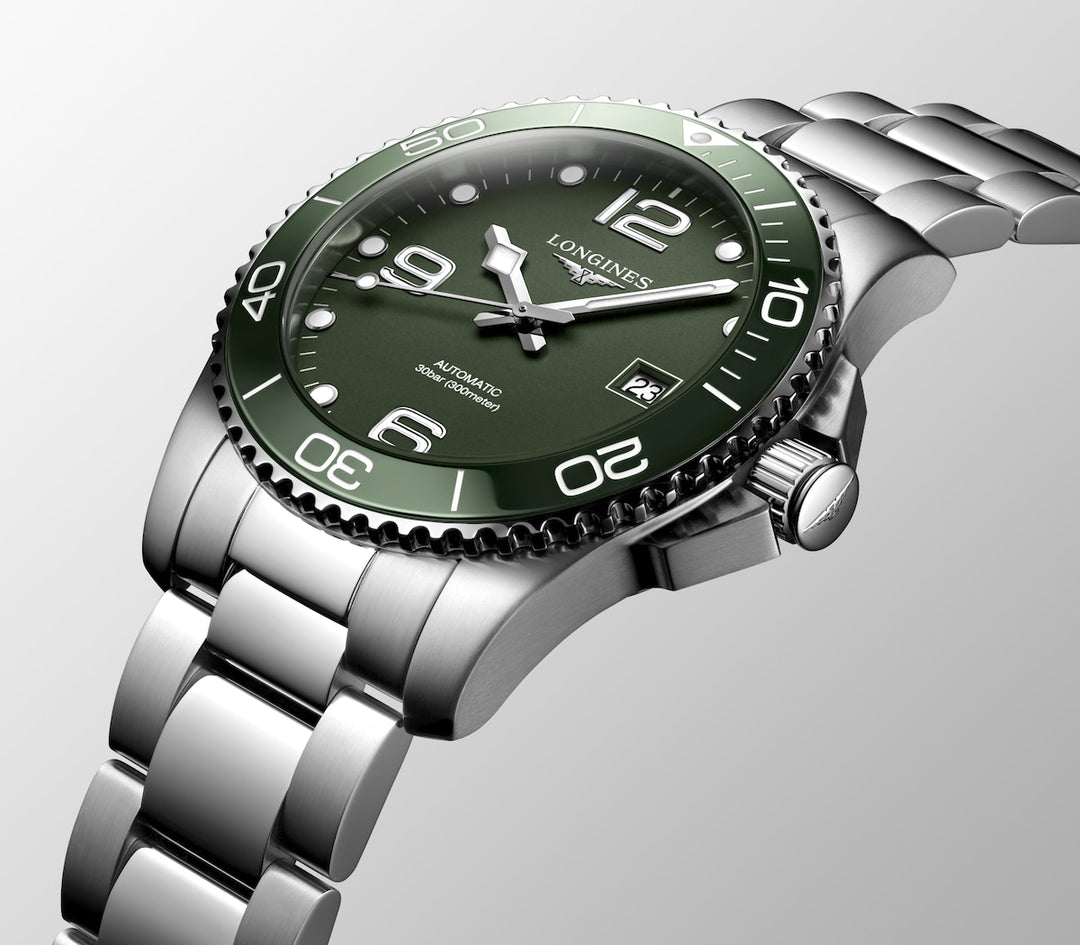 Longines Hydroconquest 41 mm L3.781.4.06.6 Green Dial