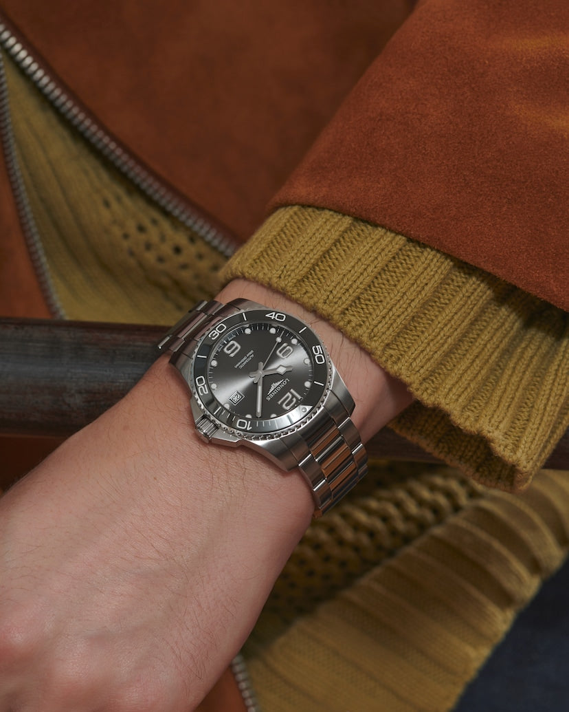 Longines Hydroconquest 41 mm L3.781.4.76.6 wrist 3