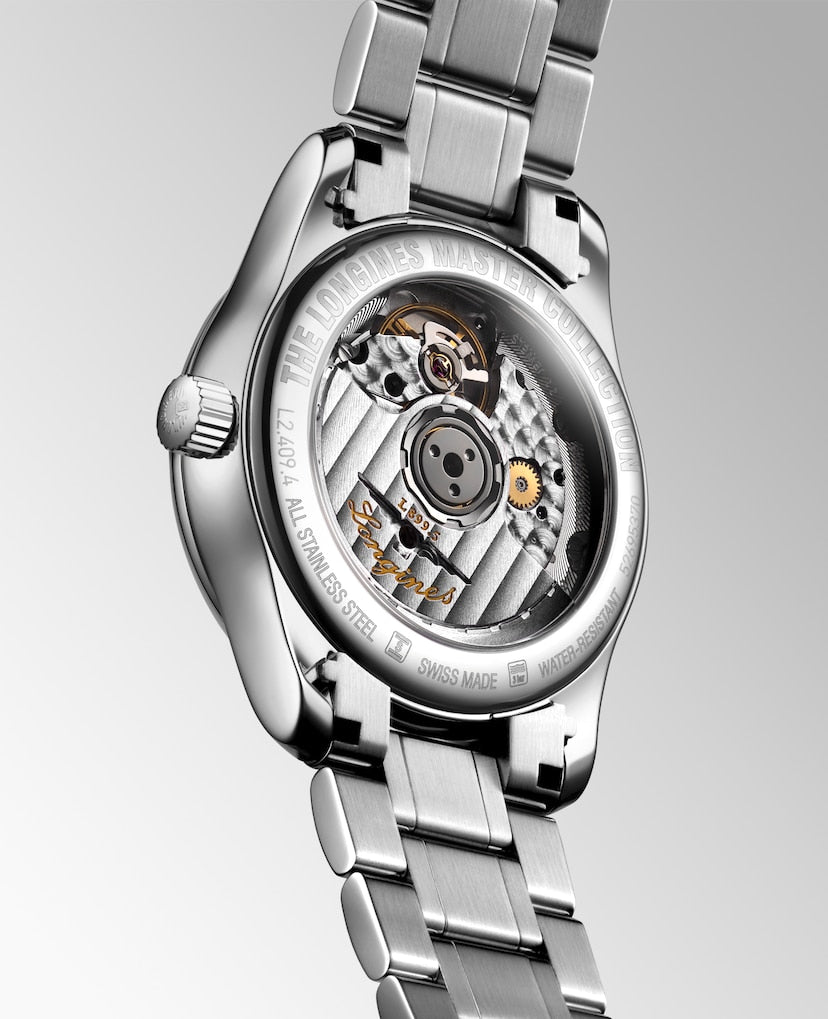 Longines Master Collection 34 mm L2.409.4.87.6 open case back