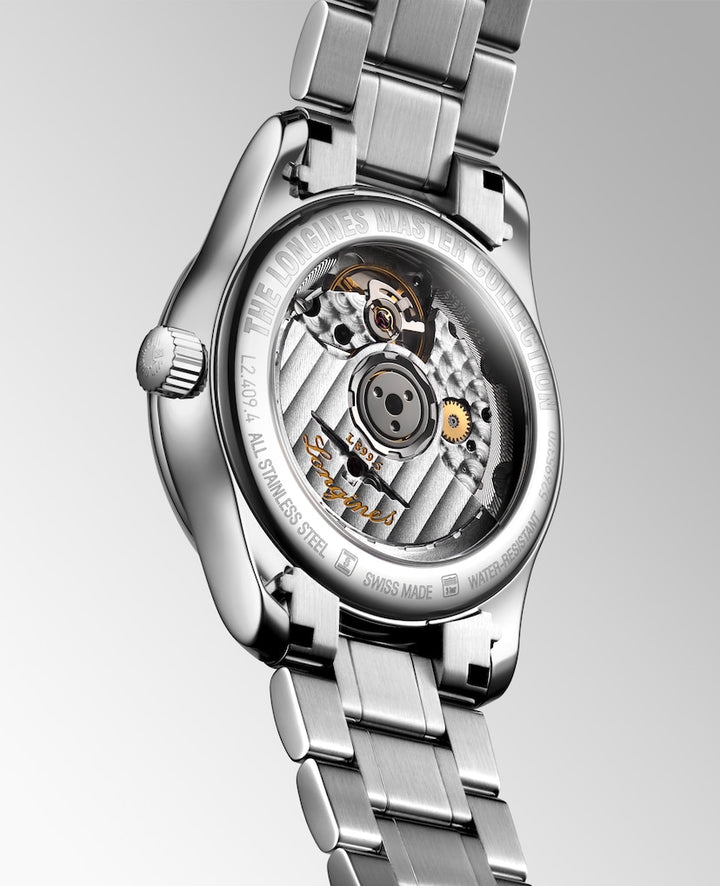 Longines Master Collection 34 mm L2.409.4.87.6 open case back